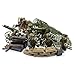 WW2 Woodland Camo Artillery Squad - Military Building Block Toy