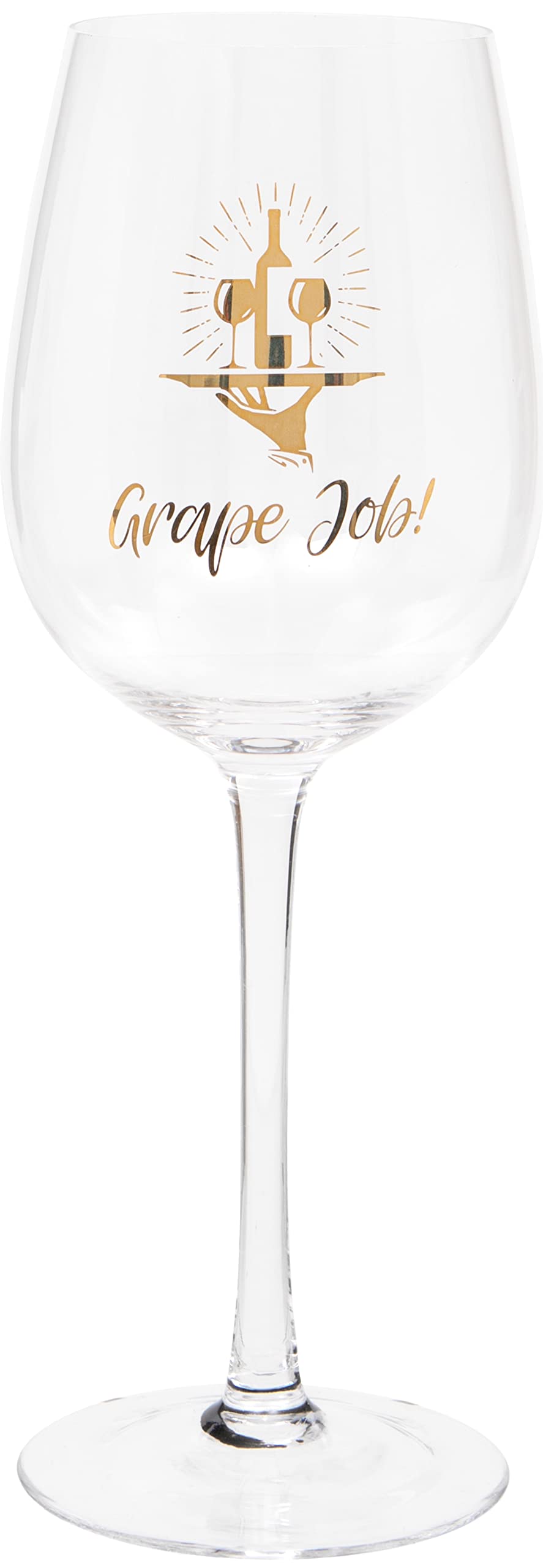 Maturi Grape Job Humorous Wine Glass, 420ml