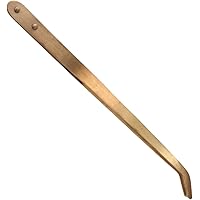 Copper Tongs, 8- 1/2 Curved