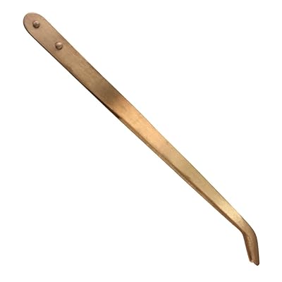 Copper Tongs, 8- 1/2 Curved