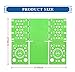 BoxLegend Version 3 Shirt Folder Shirt Folding Board t Shirts Clothes Folder Durable Plastic Laundry folders Folding Boards, Green