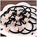 Ruihfas 20Pcs Korean Fashion Women Hair Accessories Cute Black Elastic Hair Bands Girls Hairband Hair Rope Rubber Band