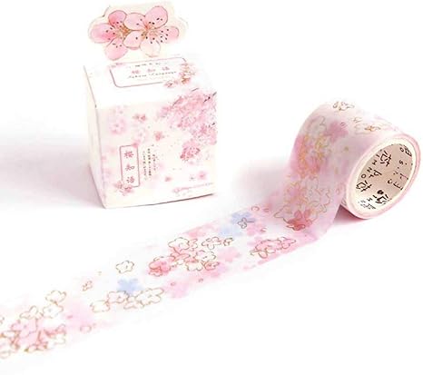Amazon Co Jp マスキングテープ 和纸テープ オリジナル 和風 中華風 和柄 桜 花柄 古典 鶴 古代 女の子 日記 帳面 Diy工芸品 文芸 広い 剥がしやすい 素材 装飾ポスター 大型 ピンク ホーム キッチン