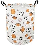 KUNRO Large Sized Round Storage Basket Waterproof