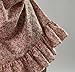 Teen/Petite Women's Calico Pioneer Ruffle Skirt (Choose Color and Size) (SM, Pink)