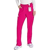 EDS Essentials Scrubs for Women, Yoga-Inspired Pull-On Pant with Four-Way Stretch and Moisture Wicking DK005