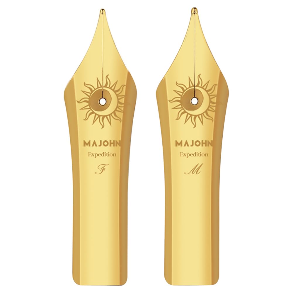 Photo 1 of erofa /1 PCS /  Majohn NO.8 Fountain Pen Nib F, M Size Compatible with Majohn NO.8 P139, P140 Fountain Pen