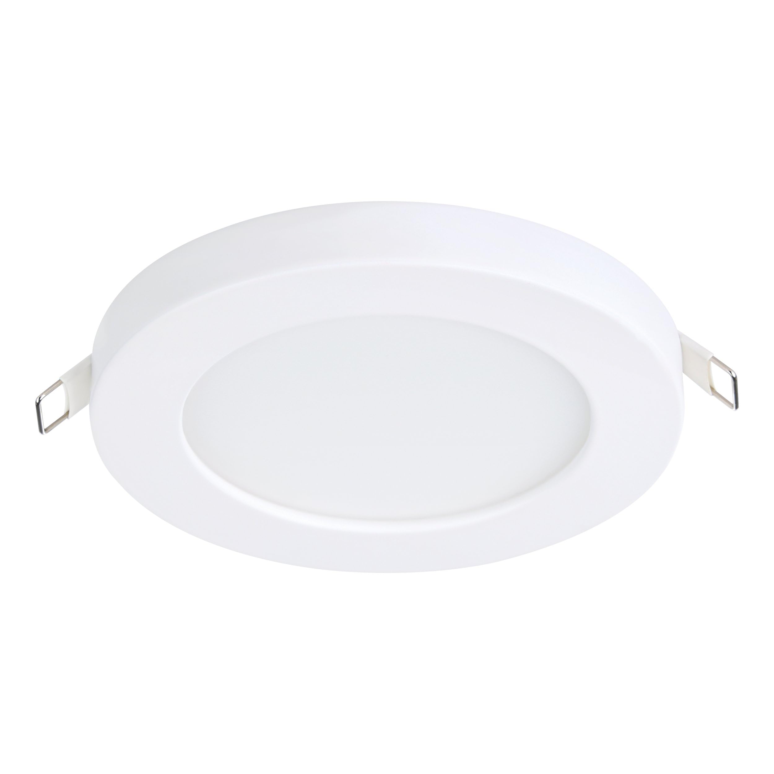 Eglo Recessed LED Ceiling spot Light Fueva Flex, Round Spotlight, LED Panel Made of Aluminium and White Plastic, Neutral White, Ø 11,7 cm