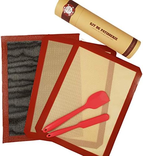 all-in-cuisine Kit de pâtisserie, Tapis Silicone et ustensiles, pour être Un Vrai pâtissier et Faire Plaisir aux Enfants, grâce à ce Tapis de Cuisine réutilisable Fini la Feuille de Cuisson Papier. - Cuisine A Vivre all-in-cuisine Kit de pâtisserie, Tapis Silicone et ustensiles, pour être Un Vrai pâtissier et Faire Plaisir aux Enfants, grâce à ce Tapis de Cuisine réutilisable Fini la Feuille de Cuisson Papier.