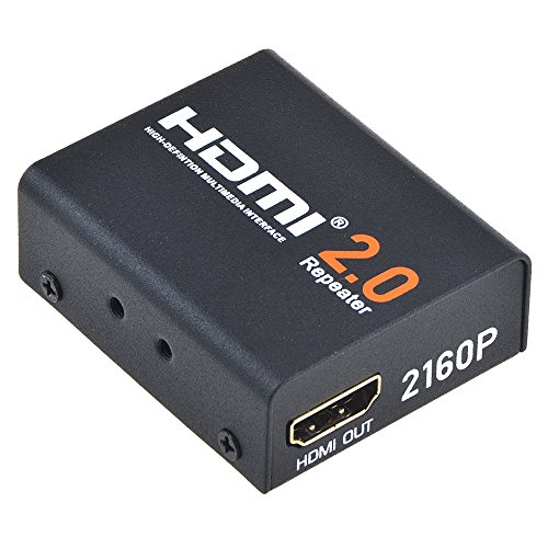 4K2K 1080P 3D HDMI Booster, JerGO HDMI 2.0 Signal Amplifier Repeater Boost Up to 200ft Transmission Distance 18Gbps Bandwidth for HDTV,PS4, Oculus and More (HDMI 2.0)