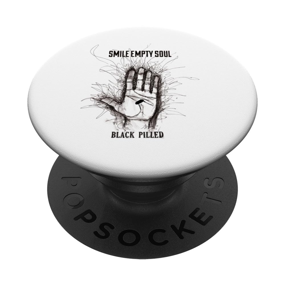 Smile Empty Soul - Black Pilled PopSockets Swappable PopGrip