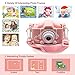 Kids Digital Camera Child Camcorder, Girls Birthday Toy Gifts for 4-13-Year-Old Children, Update Dual Cameras 20.0MP Toddler Video Recorder 1080P IPS 2