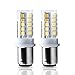 Bonlux LED Ba15d Double Contact Bayonet Bulb 24V AC/DC 1157 1076 1130 1176 1142 LED 35W Replacement Bulb for Car RV Camper Lighting Daylight 6000K (2-Pack)
