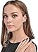 FIBO STEEL Stainless Steel Mens Womens Stud Earrings Black Round Cubic Zirconia Inlaid, 5mm