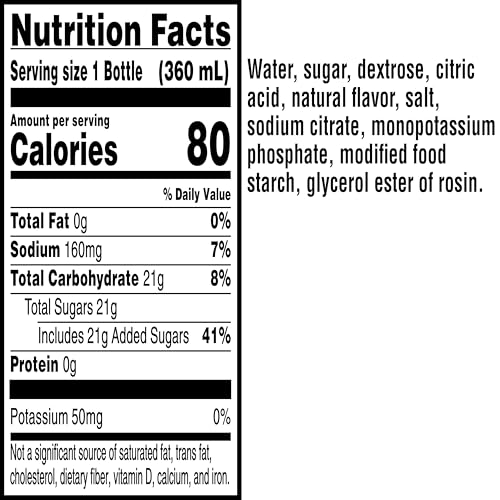 GATORADE THIRST QUENCHER, GLACIER CHERRY, 12 FL OZ (PACK OF 12)