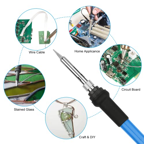 10in1 Soldering Gun Kit, BOHOOLs Premium Solder Gun for Electrical