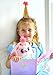 Whoooâ€s Having a Birthday Gift Set for Girls- Book, Owl, and Keepsake Hat with Changeable Stickers for Years 1-9. Perfect First Birthday and Toddler Years 1 2 3 4 5
