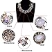 Holylove Gold Chain With Stuning White Crystal Stones Necklace-8041white