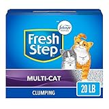 Fresh Step Multi-Cat with Febreze Freshness, Clumping Cat Litter, Scented, 20 Pounds