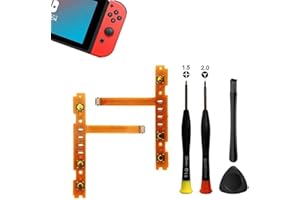 MYPUQIAO 1 Set SL SR Right Left Button Key Flex Cable Replacement for Nintendo Switch Joycon NS Joycon Controller with Repair Tool Set(Y2.0,+1.5screwdriver crowbar triangle paddles)(Joycon-SLSR)