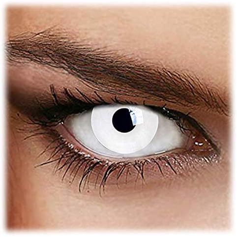 Halloween Color Change Pair Parties Cosplay Colorful Makeup Dress Up Costume Accessory Style(White)