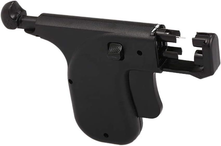 Plastic Ear Piercing Gun Kit Ear Pierce Gun Set Safety Ear Pierce Gun without Ear Studs Earrings Tool Black 1set