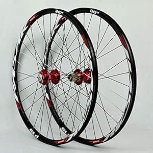 Amazon.com : Mountain Bicycle Wheels novatec041042 joytech Front 2 Rear