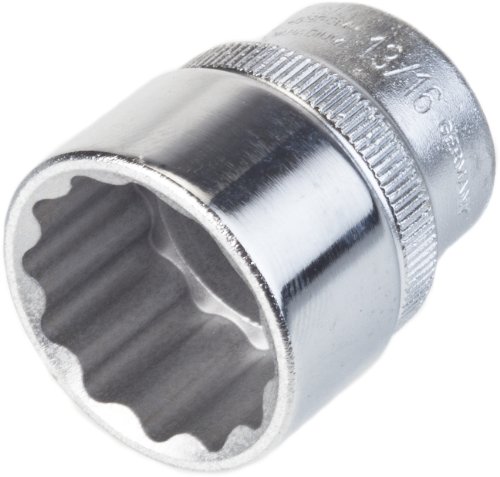 HAZET 880AZ-13/16 32 mm 12-Point Traction Profile Socket - Chrome-Plated/Polished