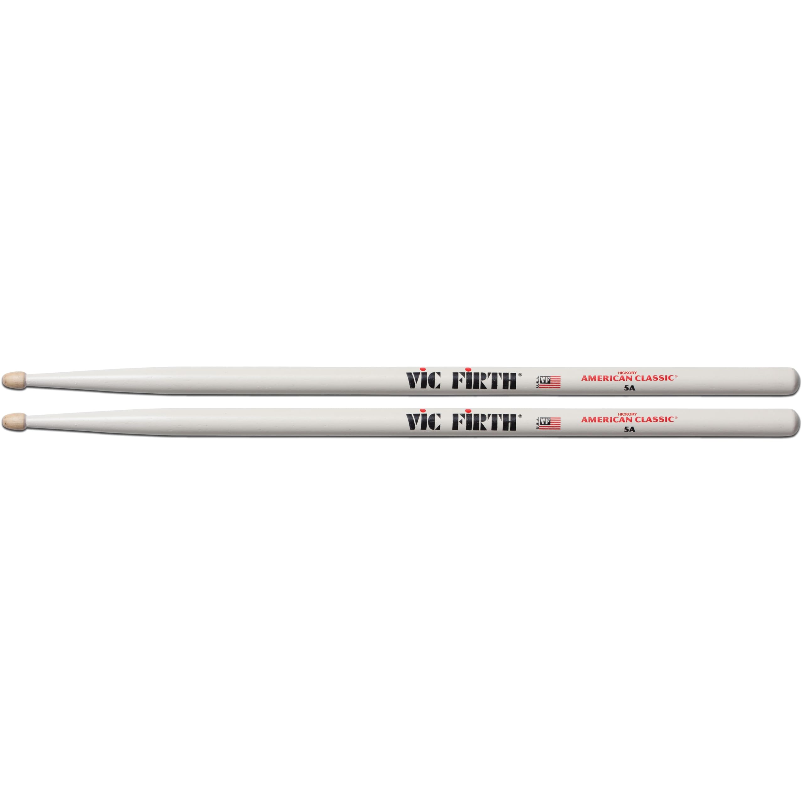 Vic FIrth - American Classic® Drumsticks 5AW - American Hickory - Wood Tip - White