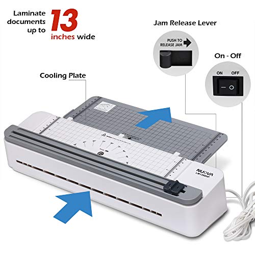 Nuova 2 in one Thermal Laminator/Paper Cutter, 13" Max Width, Quick