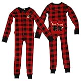 Sleepyheads - Bear Cheeks Lazy One Kids Red & Black Plaid Flapjacks (12)
