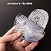 MindInSole Acupressure Magnetic Massage Foot Therapy Reflexology Pain Relief Shoe Insoles 2 Pairs,Washable, Desigened for Women