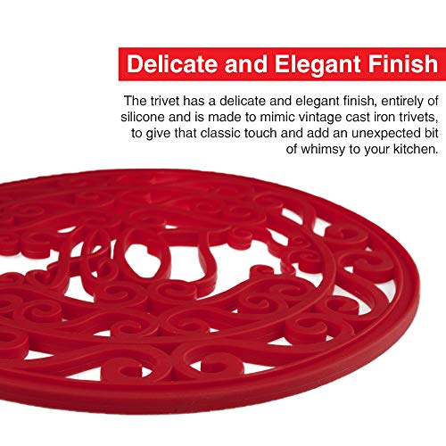 Silicone Trivet Set for Hot Dishes, Pots & Pans. These Modern Kitchen