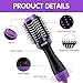 Hair Dryer Brush, Hot Air Brush, KeShi One Step Hair Dryer & Volumizer 3 in 1 Styling Brush with Negative Ion, Ceramic Blow Dryer Curler and Straightener for All Hair Typesthumb 3