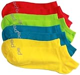 Peds Lightweight No Show, Women Size 5-10, 4 Pair