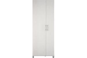 SystemBuild Evolution Camberly Tall Asymmetrical Cabinet, Ivory Oak