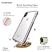 iPhone XS Case, SaharaCase Protective Kit Bundle + ZeroDamage Tempered Glass Screen Protector Rugged Protection Anti-Slip Grip Shockproof Bumper Anti-Scratch Back Slim Fit iPhone 10 - Clear Rose Gold