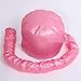 Quick Hair Blow Dryer Bonnet Hood Head Cover Hair Drying Cap (Pink)