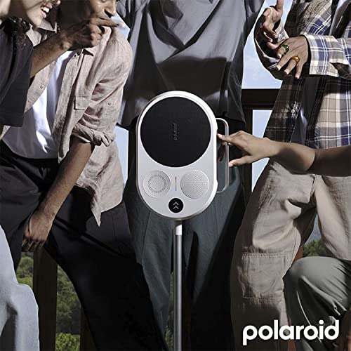 Polaroid P4 Music Player (Black) – Powerful Large Room Wireless Bluetooth Speaker Rechargeable with Dual Stereo Pairing