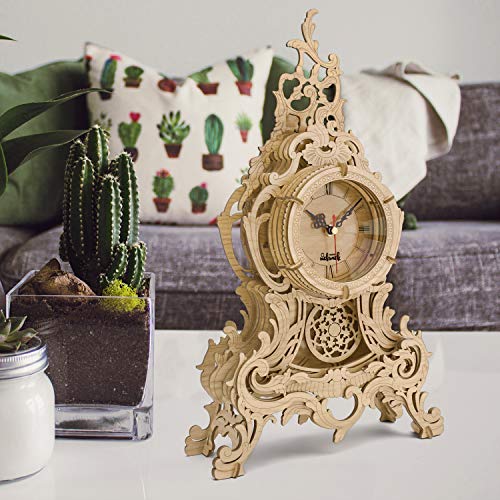 nicknack 3D Wooden Pendulum Clock Puzzles for AdultsBaroque Clock