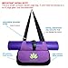 ASUTRA Compact Yoga MAT Bag/Stylish, Efficient & Lightweight / 16”x8 / Perfect for Yogis Needing Durable Eco Friendly Bag to Carry The Essentials