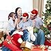 Christmas Hat Fashionable Red and White Festive Santa Claus Baseball Cap Xmas Hat