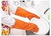4 Pair Waterproof Reusable Dishwashing Nitrile Gloves for Car-washing Laundry Household Cleaning Medium