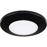 Progress Lighting 7-1/4" Emblem Collection Surface Mount LED in Antique Bronze 1.38x7.25x7.25