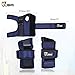 JBM Child Kids Bike Cycling Bicycle Riding Protective Gear Set, Knee Elbow Pads Wrist Guards Multi-Sports : Rollerblading, Skating, Basketball, BMX (Nylon Cloth Dark Blue, Child/Kids)