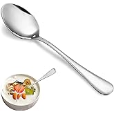 MUTNITT Teaspoon Set,16 Piece 6.7" Spoons Silverware, Premium Food Grade Stainless Steel Tea Spoons, Durable Small Spoon, Good Teaspoons, Kitchen Dessert Spoon Set, Mirror Finish &amp; Dishwasher Safe