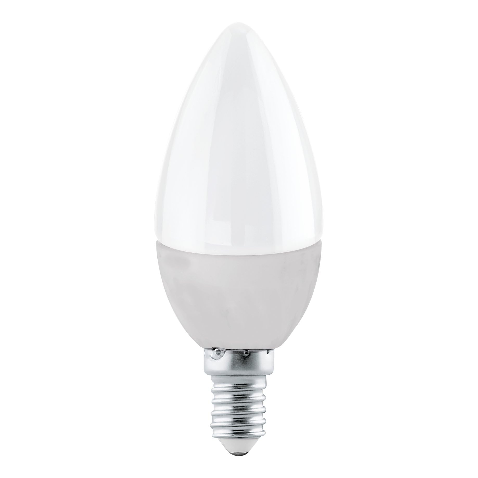 Eglo LED Light Bulb, E14 Candle lamp, 5 watt (Equivalent to 40 watt), 470 lumens, Neutral White, 4000 Kelvin, Spotlight C37, Ø 1.5 inches