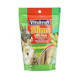 Vitakraft Rabbit Slims With Corn Nibble Stick Treat, 1.76 Ounce Pouch