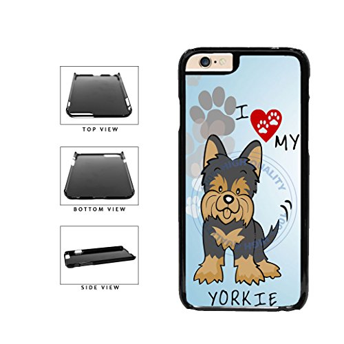 BleuReign(TM) I Love My Dachshund Dog Lover Plastic Phone Case