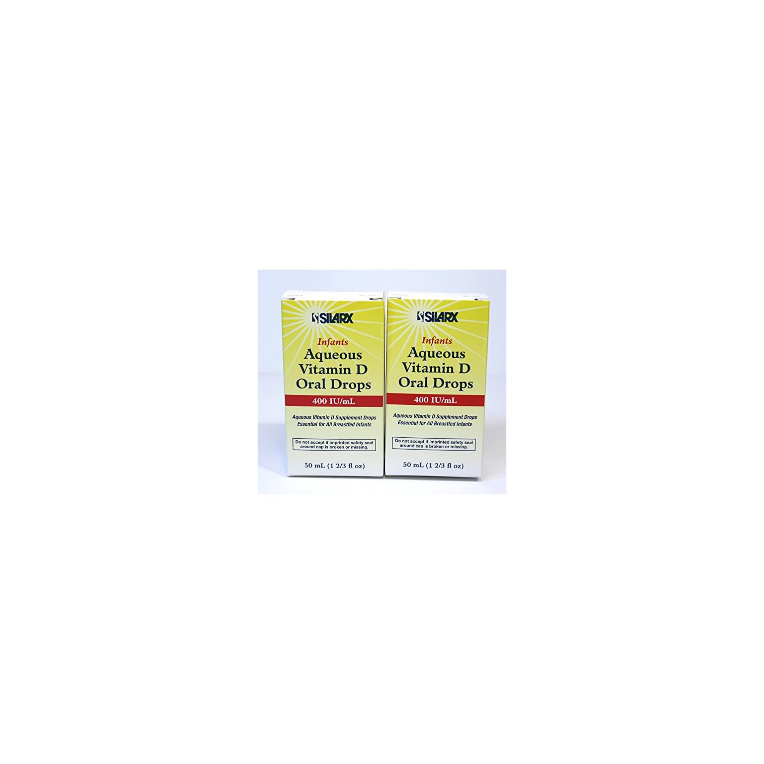 Infants Aqueous Vitamin D Oral Drops 400IU/ml 2Pak (2 x